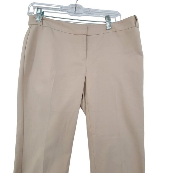 Ann Taylor Women's Straight Leg Casual Pants Tan Size 4 - Picture 3 of 10